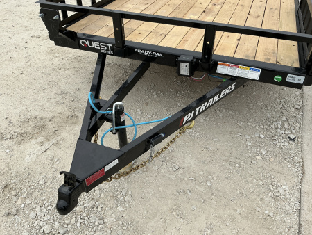 New 2026 PJ 77"x14' Tandem Axle Utility Trailer - UK