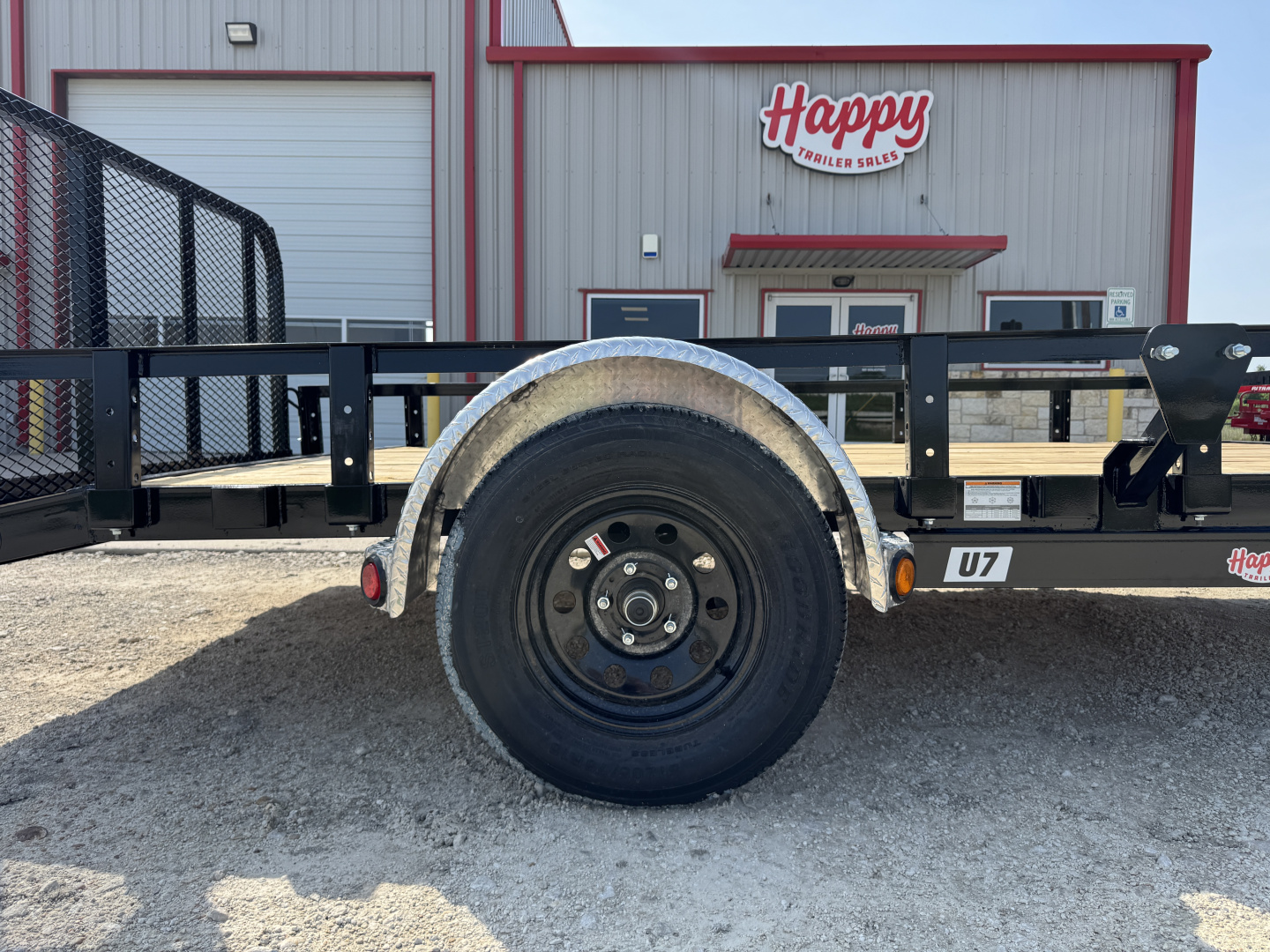 New 2026 PJ 77"x12' Single Axle Utility Trailer - U7
