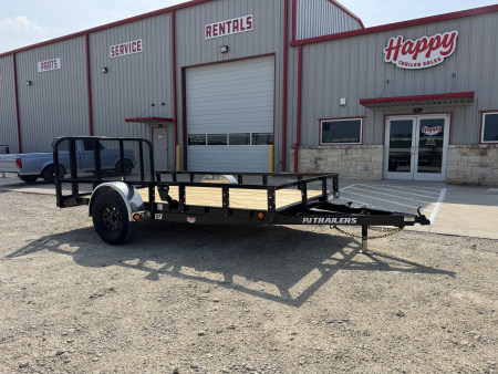 2026 PJ 77"x12' Single Axle Utility Trailer - U7