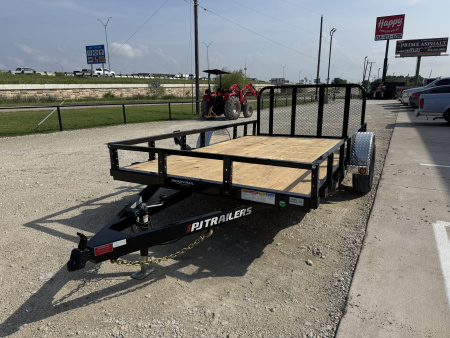 New 2026 PJ 77"x12' Single Axle Utility Trailer - U7
