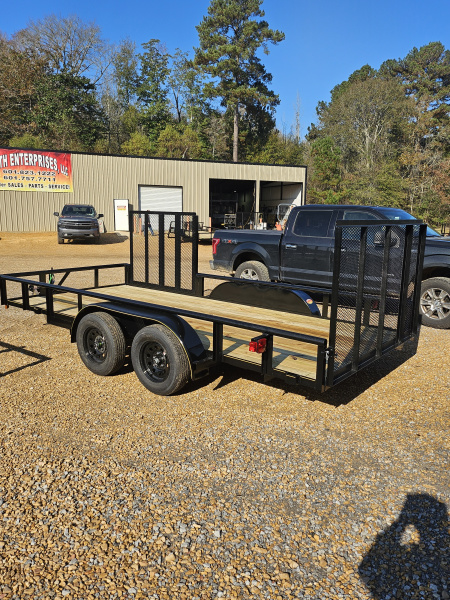 New 2025 Long Run Trailers 82"X16', Pipetop, Side gate Utility Trailer