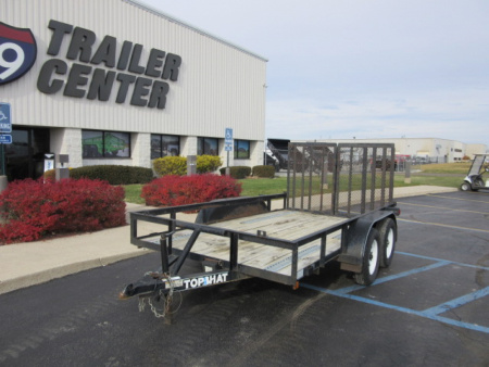 Used 2007 7 x 12 Top Hat Trailers 2 Axle Utility Trailer 7K / E-Track