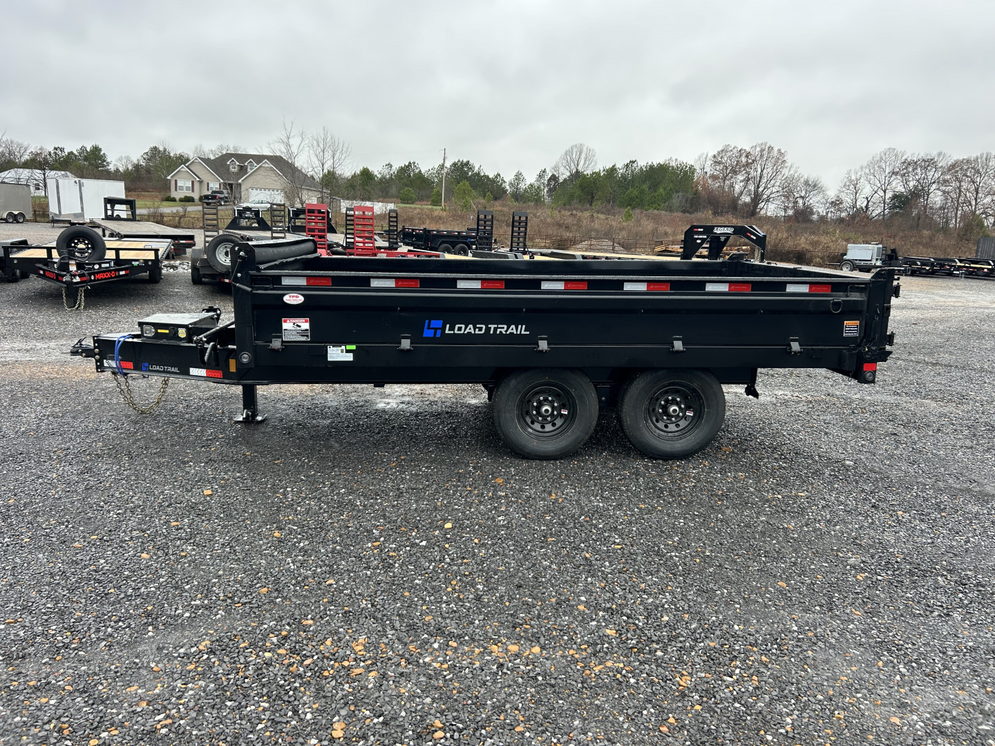 New 2026 Load Trail 96"X14' Fold Down Sides 14K Dump Trailer