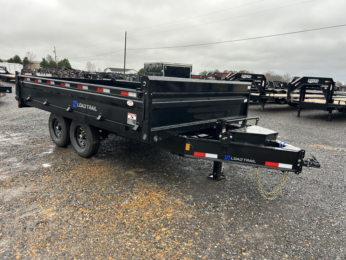 New 2026 Load Trail 96"X14' Fold Down Sides 14K Dump Trailer