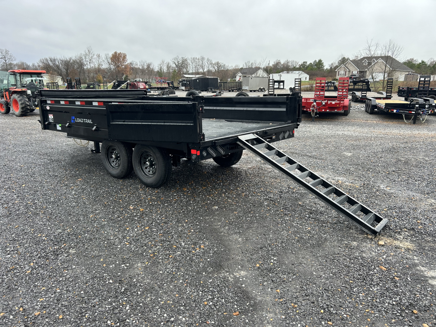 New 2026 Load Trail 96"X14' Fold Down Sides 14K Dump Trailer