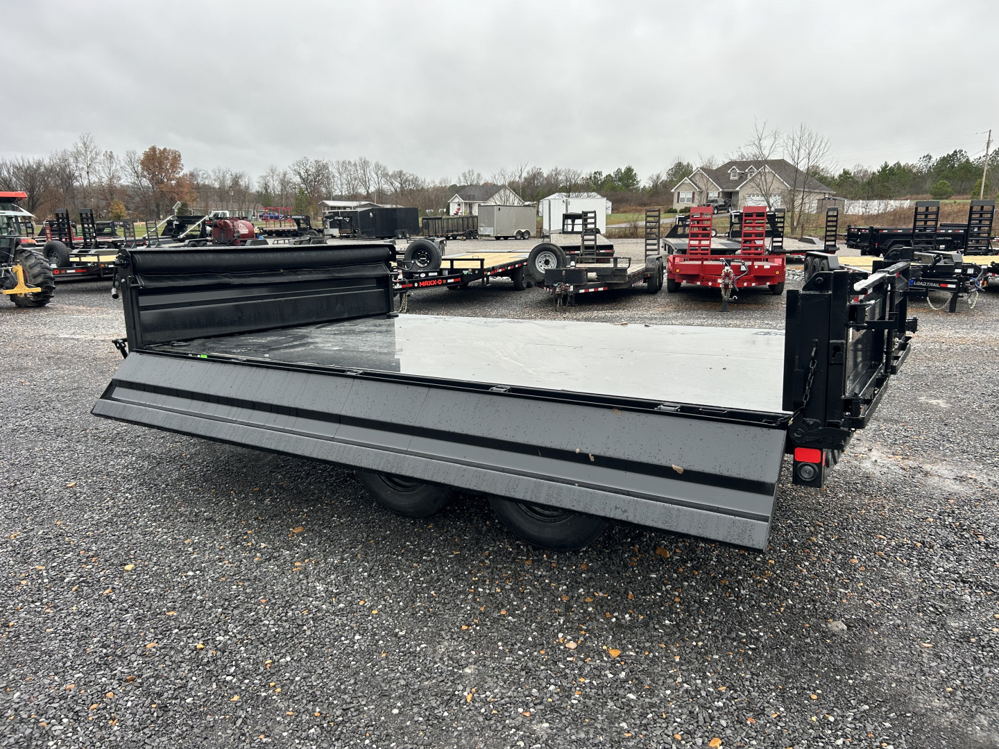 New 2026 Load Trail 96"X14' Fold Down Sides 14K Dump Trailer