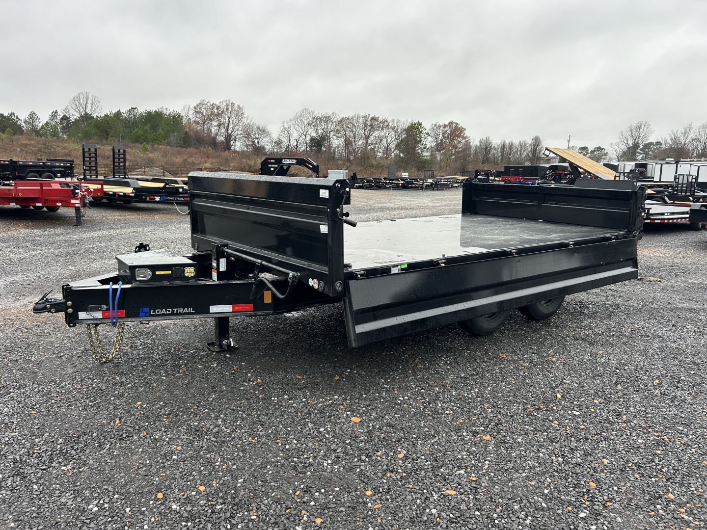 New 2026 Load Trail 96"X14' Fold Down Sides 14K Dump Trailer