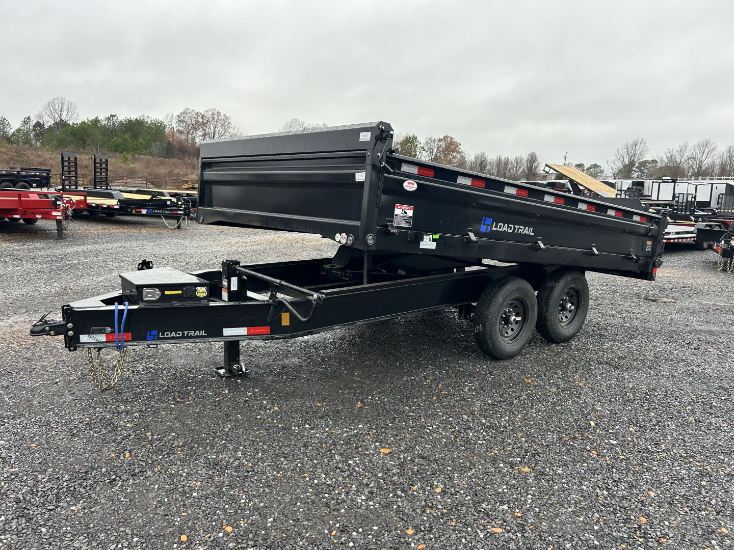 New 2026 Load Trail 96"X14' Fold Down Sides 14K Dump Trailer