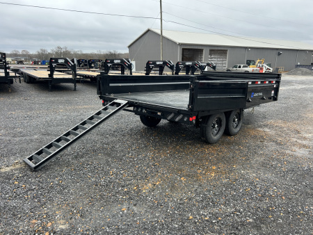 New 2026 Load Trail 96"X14' Fold Down Sides 14K Dump Trailer