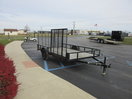 Used 2021 7 x12 Carry-On 7X12GWATV-BLK ATV Trailer 3K