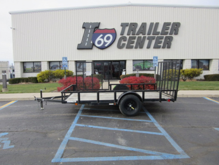 Used 2021 7 x12 Carry-On 7X12GWATV-BLK ATV Trailer 3K