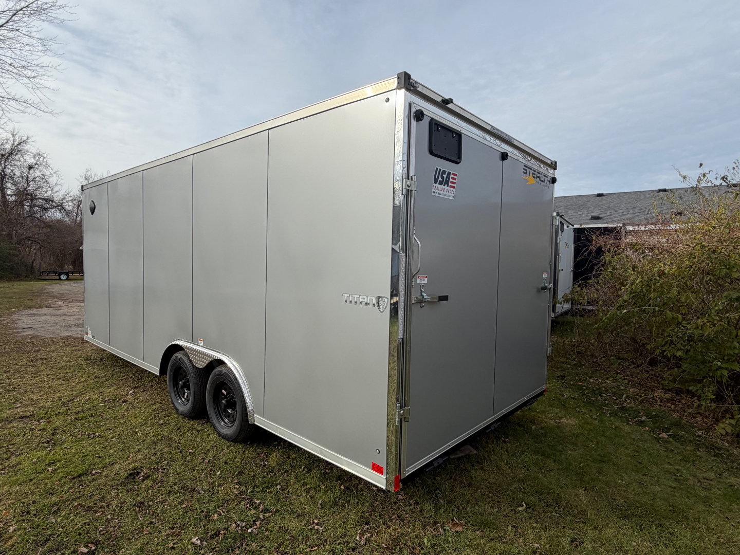 New 2026 Stealth 8.5 x 20 Enclosed Car Hauler with Ramp 7K GVW with 7ft interior -