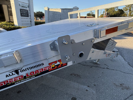 New 2026 H&H Trailers 7k 82x18 Aluminum Speedloader Car Hauler
