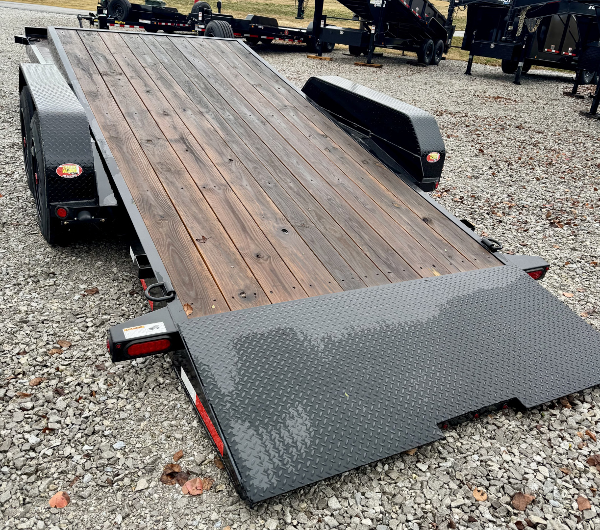 New Top Hat Trailers CT16-83"x 22' 17.5K Tilt Deck w/ 16ply Tires Tilt Trailer