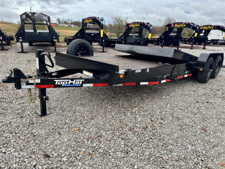 New Top Hat Trailers CT16-83 x 22' 17.5K Tilt Deck w/ 16ply Tires Tilt Trailer