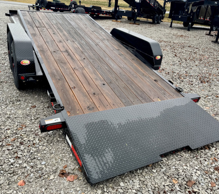 New Top Hat Trailers CT16-83"x 22' 17.5K Tilt Deck w/ 16ply Tires Tilt Trailer