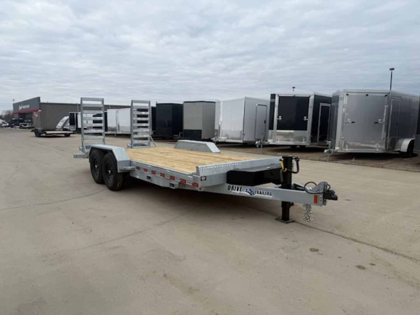 New 2026 Drive Trailers EQV2S718GGV Equipment Trailer, 14K