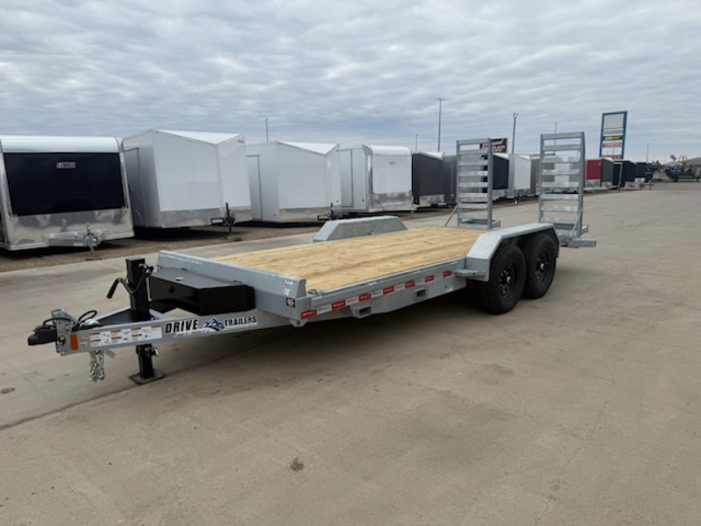 New 2026 Drive Trailers EQV2S718GGV Equipment Trailer, 14K