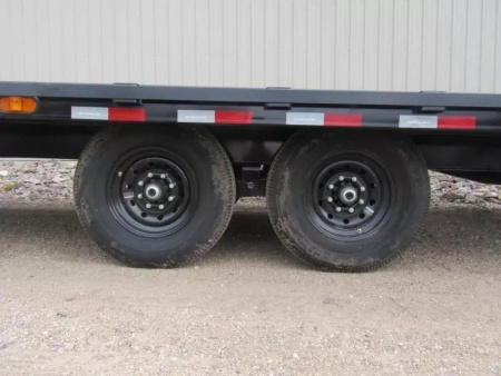 New 2026 24' x 8" 14k PJ I-beam Deckover Trailer