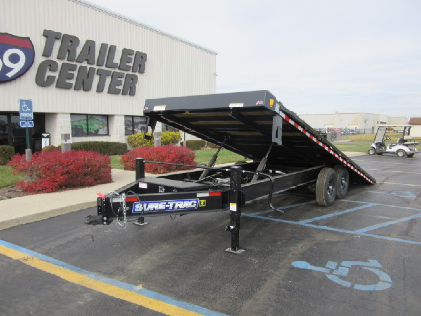 Used 2016 Sure-Trac 8.5 x 22 Deckover Tilt ST10222DOT2A-B-176 Deckover Trailer 15K (DeRated)