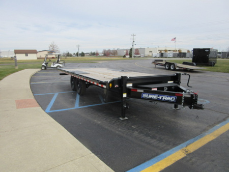 Used 2016 Sure-Trac 8.5 x 22 Deckover Tilt ST10222DOT2A-B-176 Deckover Trailer 15K (DeRated)