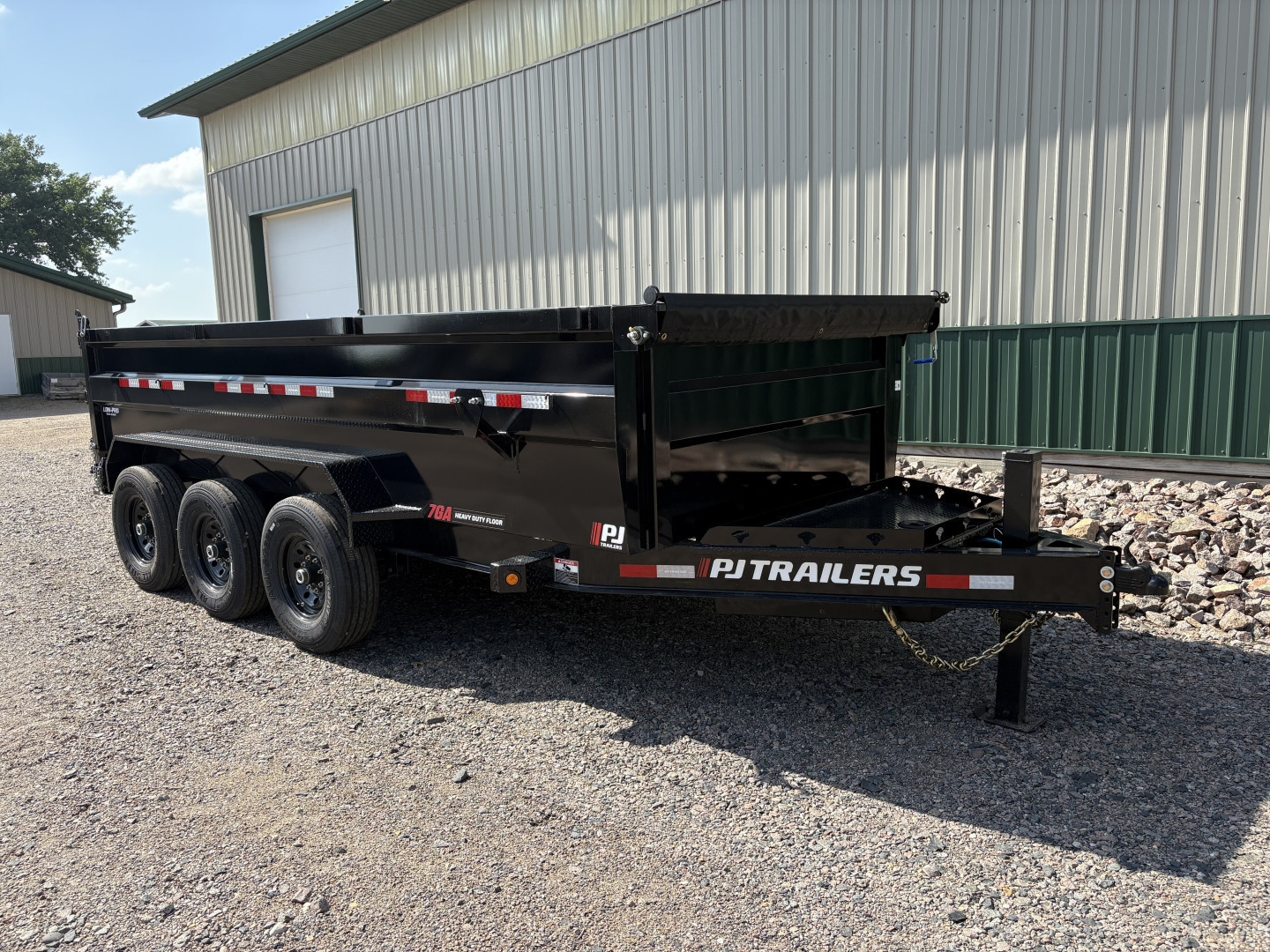New 2026 16' x 83" PJ Triple Axle High Side Dump Trailer