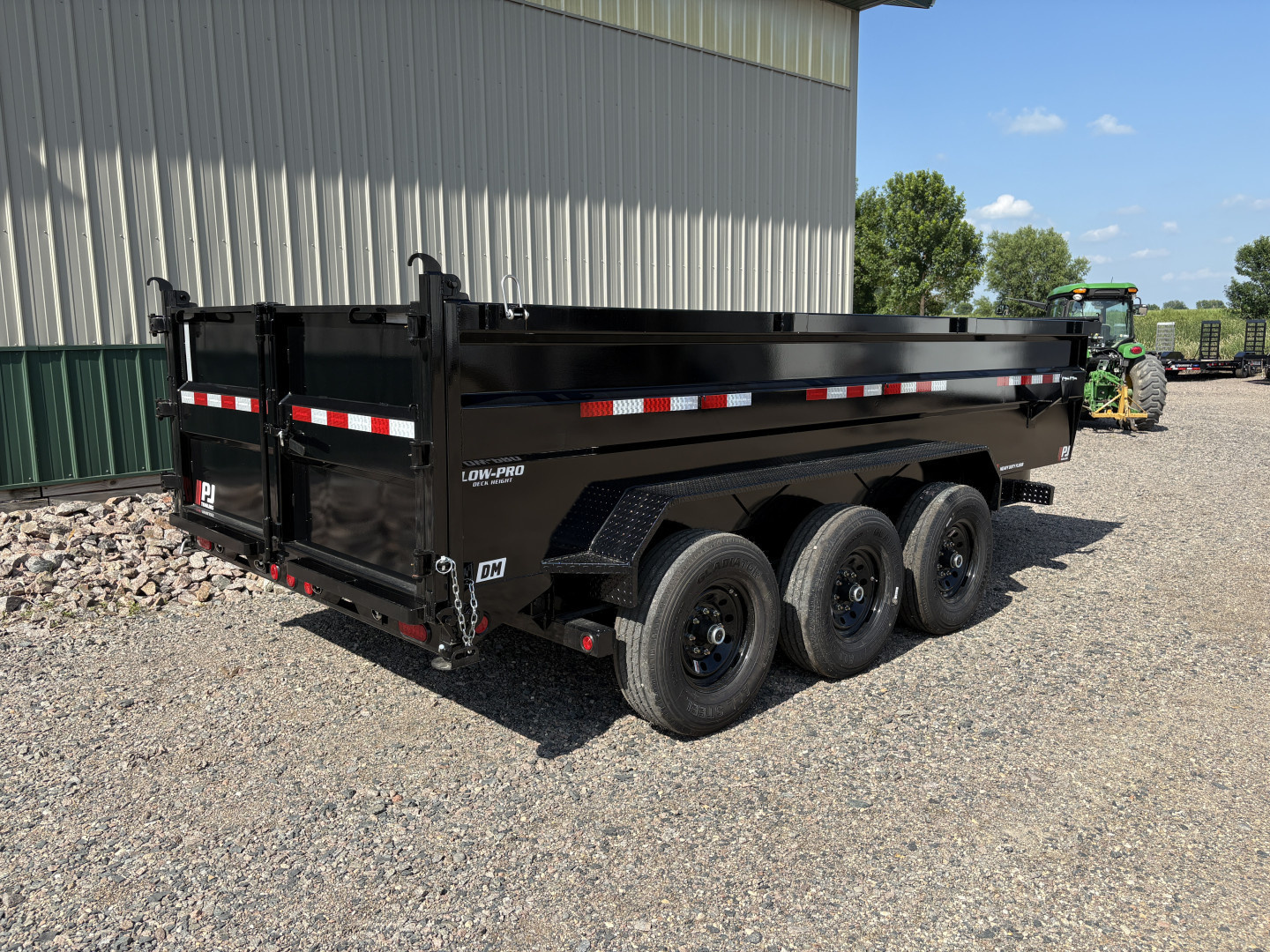 New 2026 16' x 83" PJ Triple Axle High Side Dump Trailer