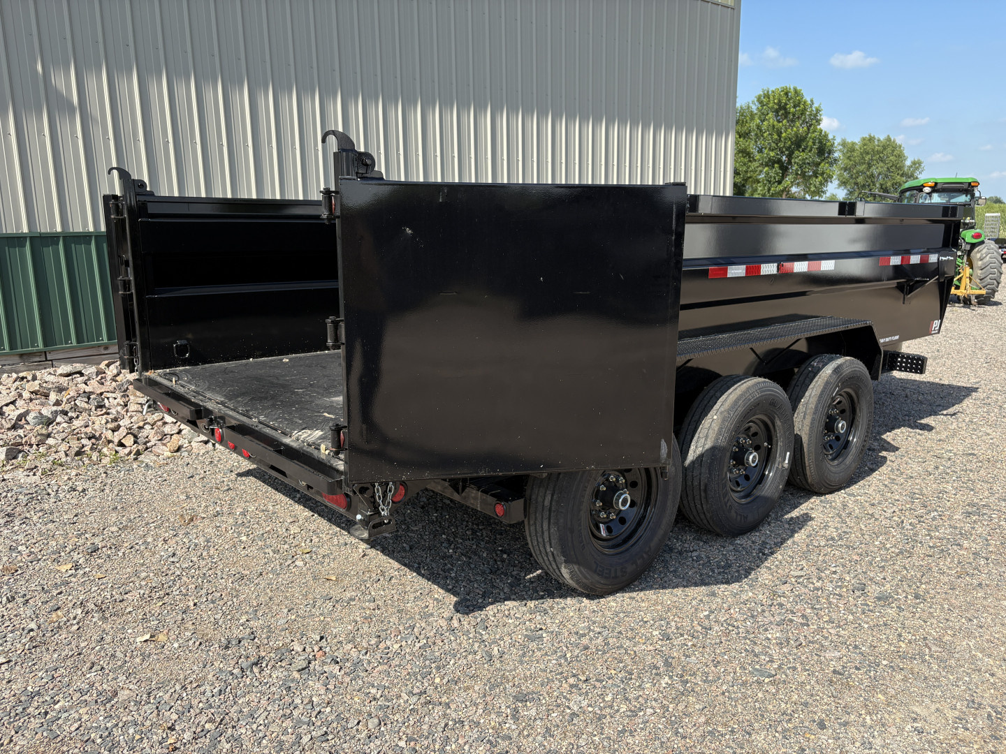 New 2026 16' x 83" PJ Triple Axle High Side Dump Trailer