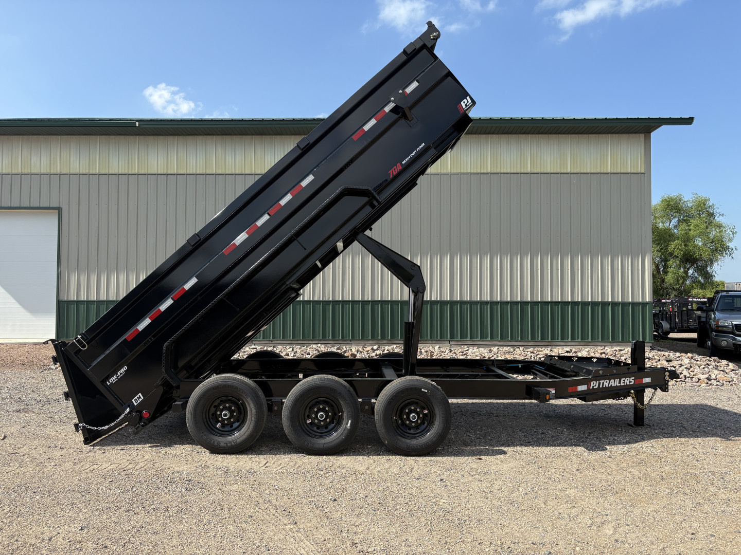 New 2026 16' x 83" PJ Triple Axle High Side Dump Trailer