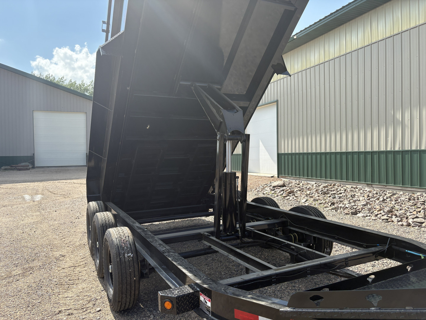 New 2026 16' x 83" PJ Triple Axle High Side Dump Trailer