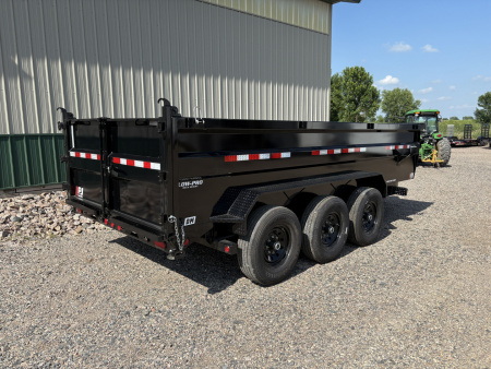 New 2026 16' x 83" PJ Triple Axle High Side Dump Trailer