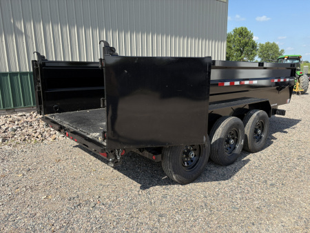 New 2026 16' x 83" PJ Triple Axle High Side Dump Trailer