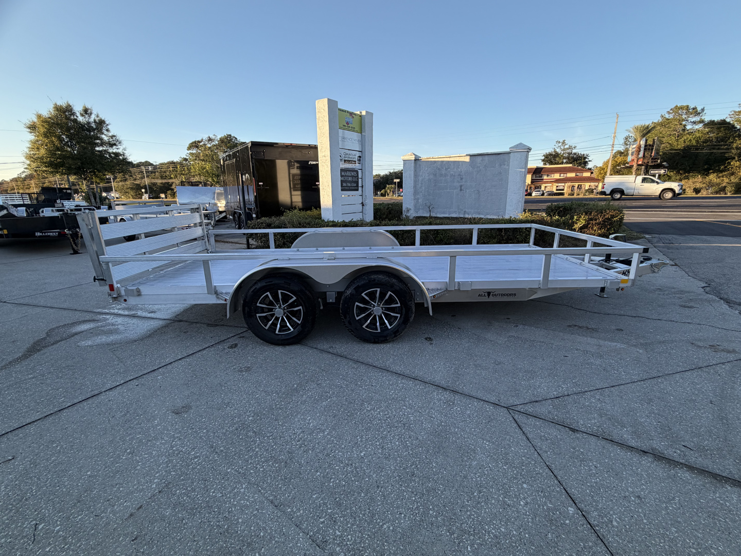 New 2026 H&H Trailers 7K 82X16 Aluminum Utility Trailer