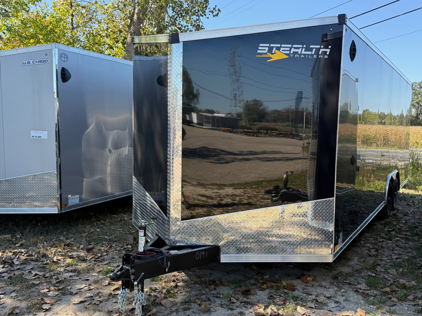 New BLACK FRIDAY 2026 Stealth Titan 8.5 x 24 Enclosed Car Hauler with Ramp 10K GVW with 7ft interior and Screwless Exterior