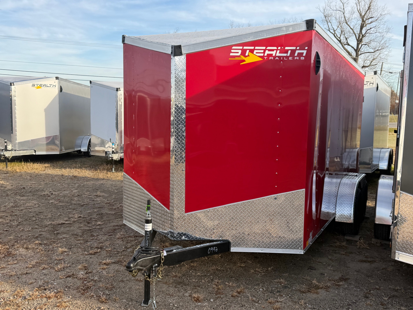 New 2026 Stealth 7 X 14 Cargo / Enclosed Trailer with Ramp Door and 6ft 6in interior Height