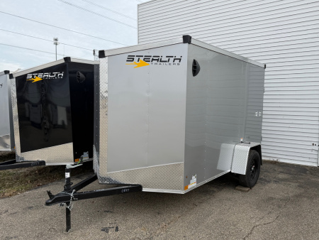 New 2026 6 x 10 Stealth Enclosed Trailer with Ramp