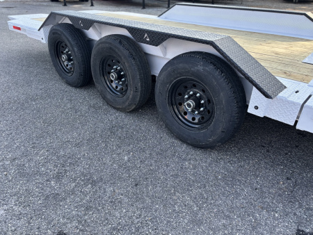 New 2026 RawMaxx G3X 102X26 BUMPER PULL GRAVITY TILT TRAILER RHINO LINED FENDERS 21K GVWR Tilt Trailer