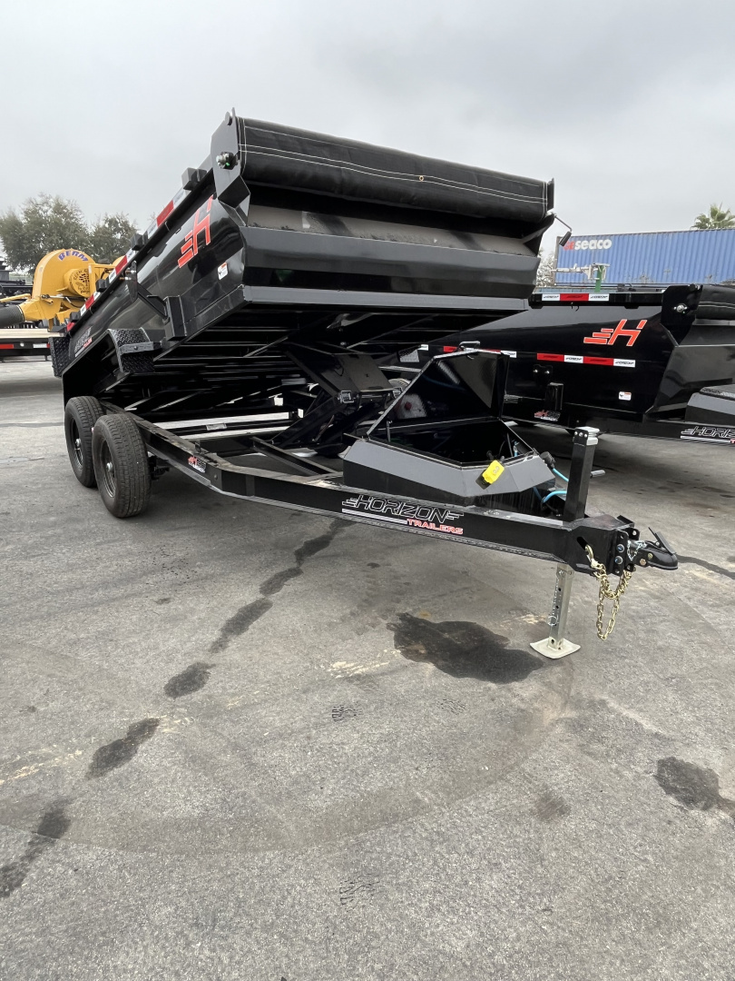 New 2026 Horizon Trailers HZ612X77X2BP5.2K Dump Trailer