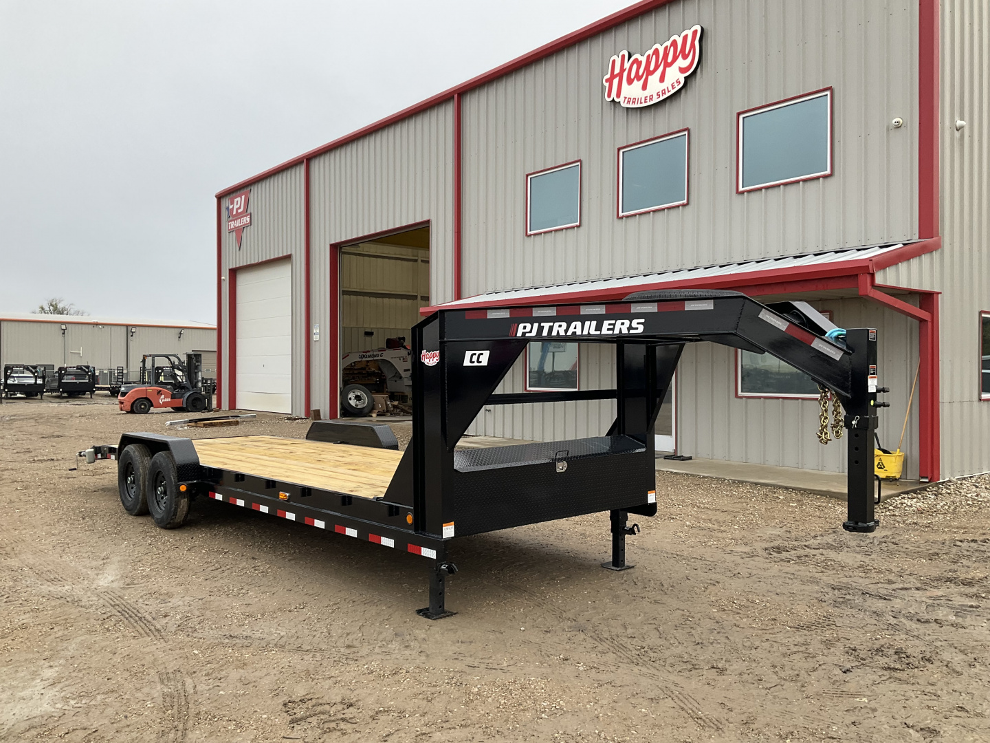 New 2026 PJ 83"x24' Gooseneck Channel Equipment Trailer – CC