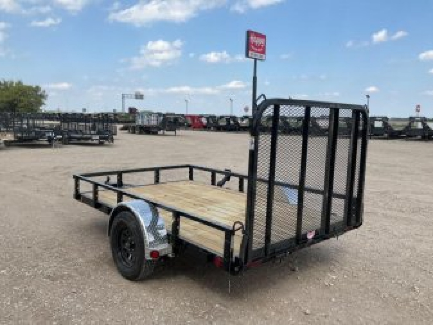 New 2026 PJ 77"x10' Single Axle Utility Trailer - U7