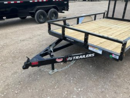 New 2026 PJ 77"x10' Single Axle Utility Trailer - U7