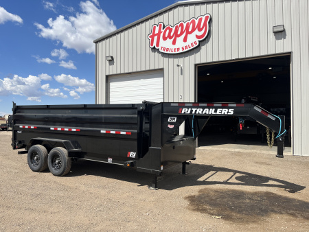 New 2026 PJ 83"x16' GN Tandem Axle Low Pro High Side Dump w/ 48" Sides – DM