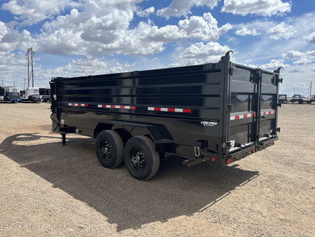 New 2026 PJ 83"x16' GN Tandem Axle Low Pro High Side Dump w/ 48" Sides – DM