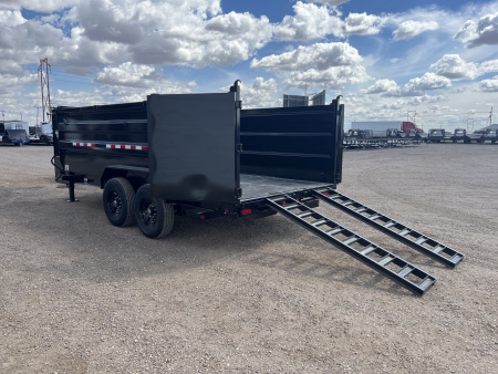 New 2026 PJ 83"x16' GN Tandem Axle Low Pro High Side Dump w/ 48" Sides – DM