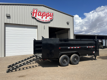 New 2026 PJ 83"x16' GN Tandem Axle Low Pro High Side Dump w/ 48" Sides – DM