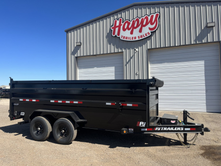 New 2026 PJ 83"x16' BP Tandem Axle Low Pro High Side Dump w/ 48" Sides – DM