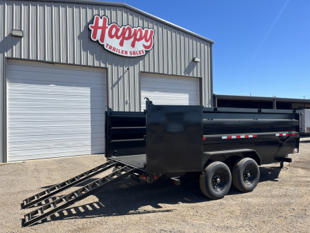 New 2026 PJ 83"x16' BP Tandem Axle Low Pro High Side Dump w/ 48" Sides – DM