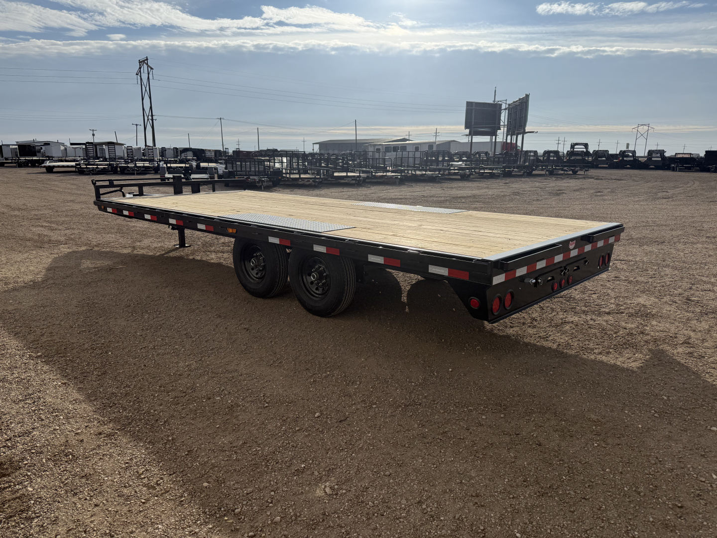New 2026 PJ 102"x20' BP 8" I-Beam Deckover Trailer – F8