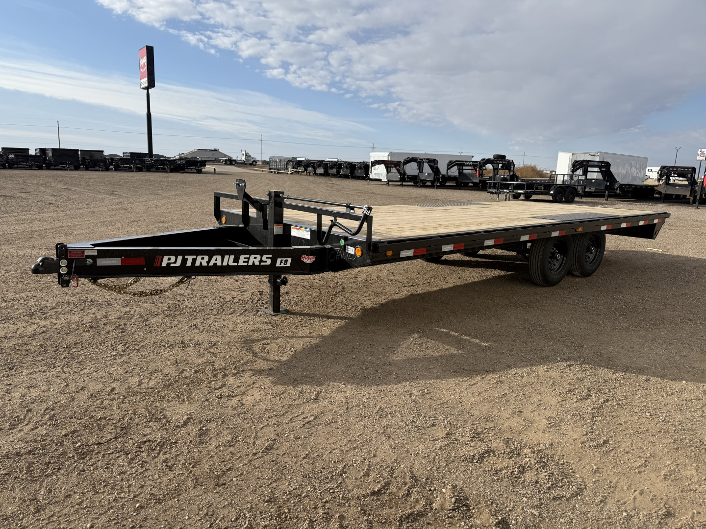 New 2026 PJ 102"x20' BP 8" I-Beam Deckover Trailer – F8