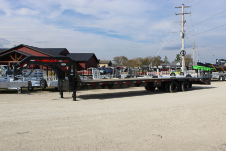 New 2026 MAXX-D LHX 34' 40k Gooseneck Flatbed Trailer